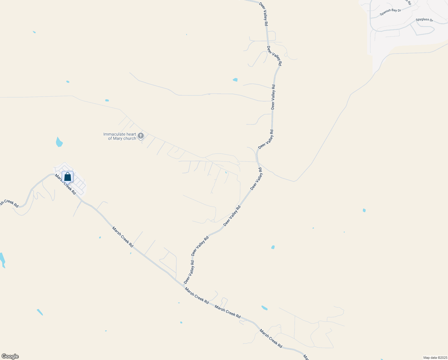 map of restaurants, bars, coffee shops, grocery stores, and more near 4221 Briones Valley Road in Brentwood