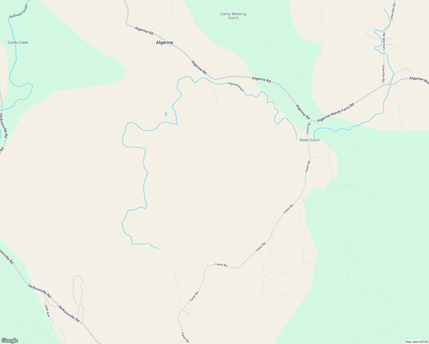 map of restaurants, bars, coffee shops, grocery stores, and more near 14814 Twist Road in Jamestown