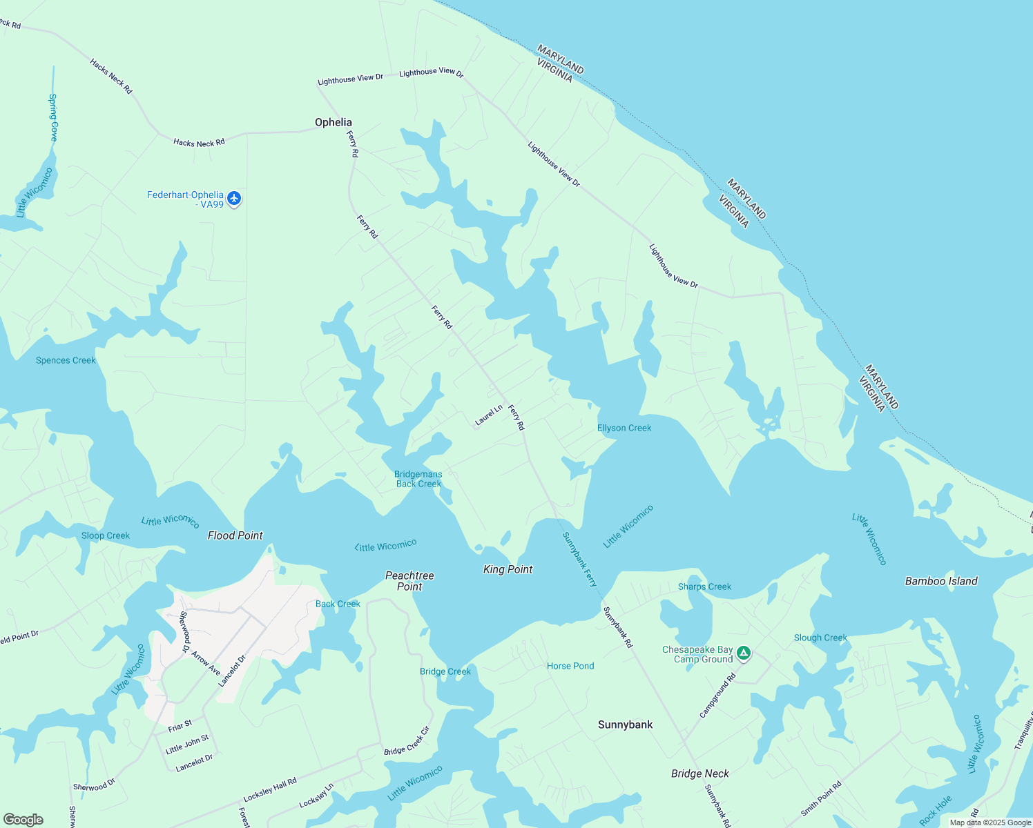 map of restaurants, bars, coffee shops, grocery stores, and more near 1223 State Route 644 in Heathsville