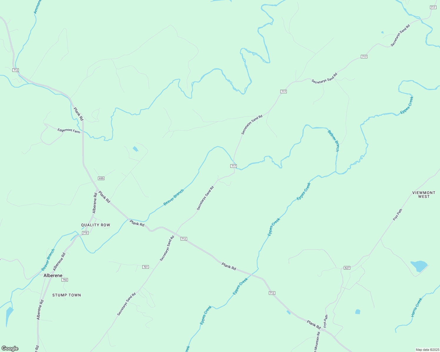 map of restaurants, bars, coffee shops, grocery stores, and more near 4962 Secretarys Sand Road in Esmont