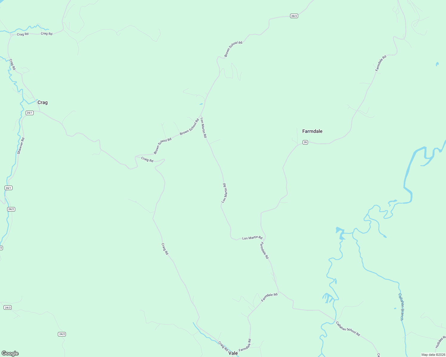 map of restaurants, bars, coffee shops, grocery stores, and more near Martin's Road in Greenbrier County