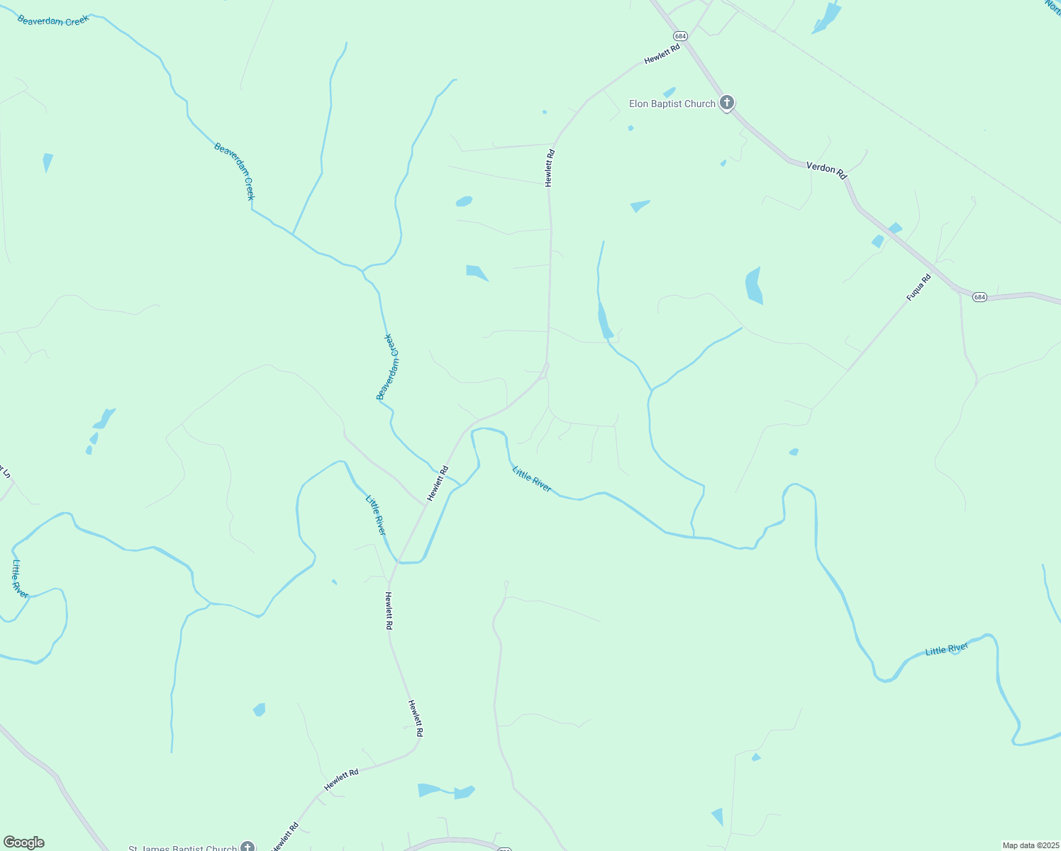 map of restaurants, bars, coffee shops, grocery stores, and more near 14189 Harts Lane in Beaverdam