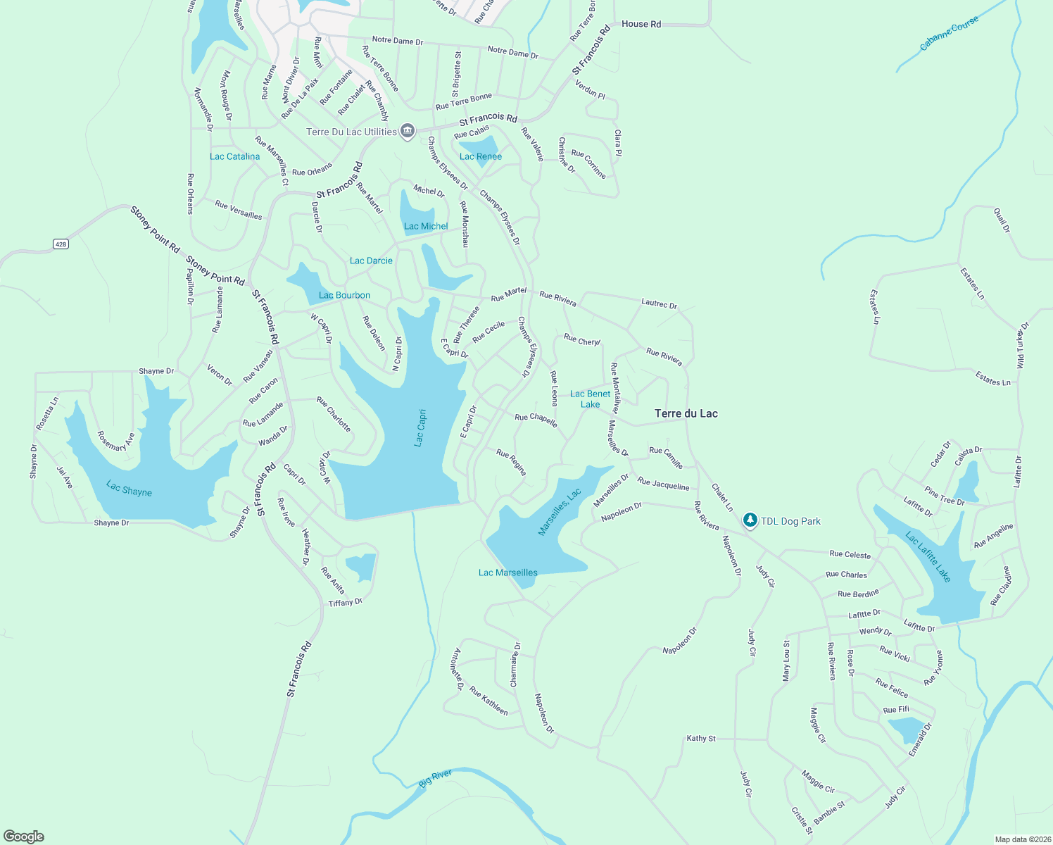 map of restaurants, bars, coffee shops, grocery stores, and more near 1534 Rue Chapelle in Bonne Terre
