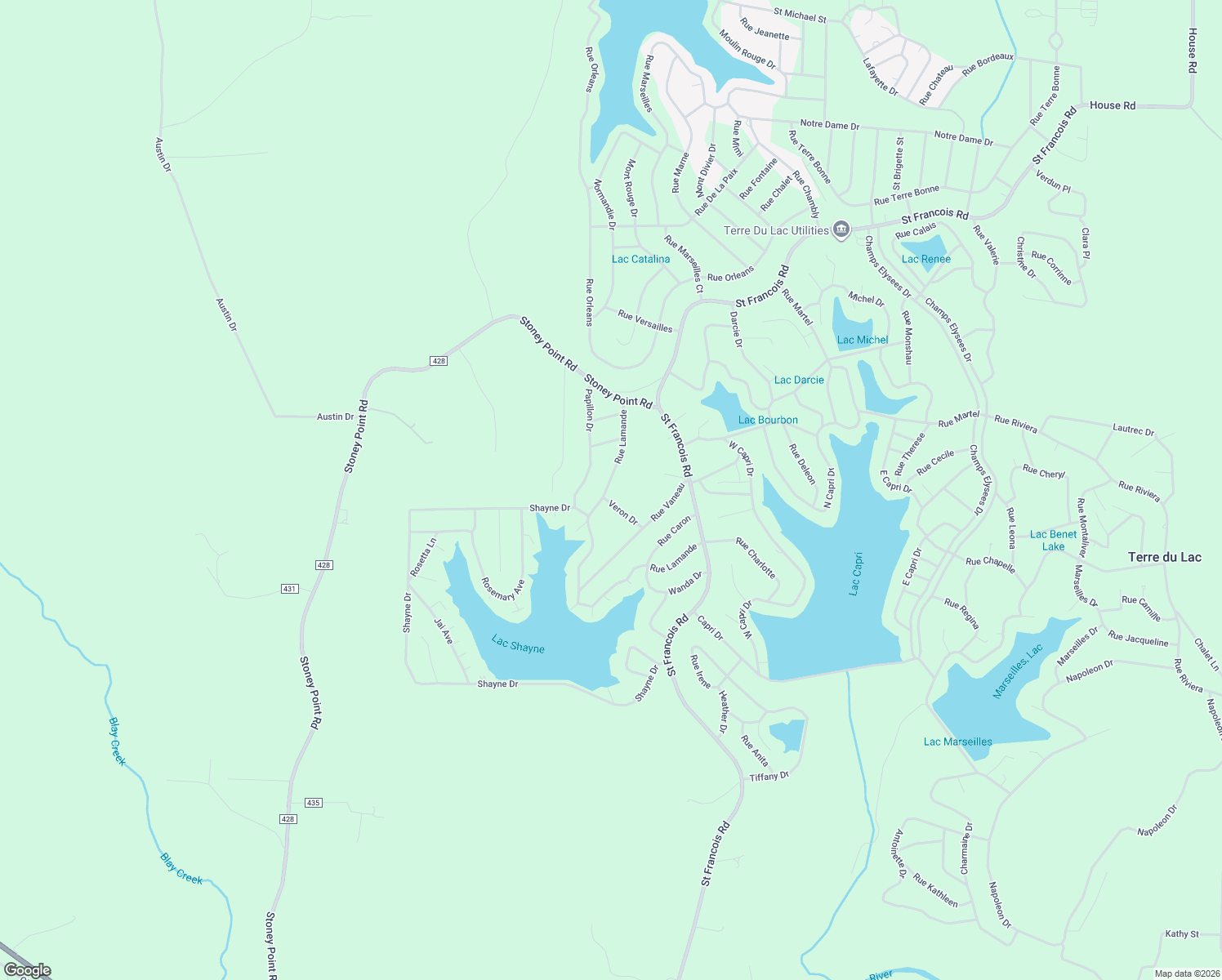 map of restaurants, bars, coffee shops, grocery stores, and more near 546 Rue Lamande in Bonne Terre