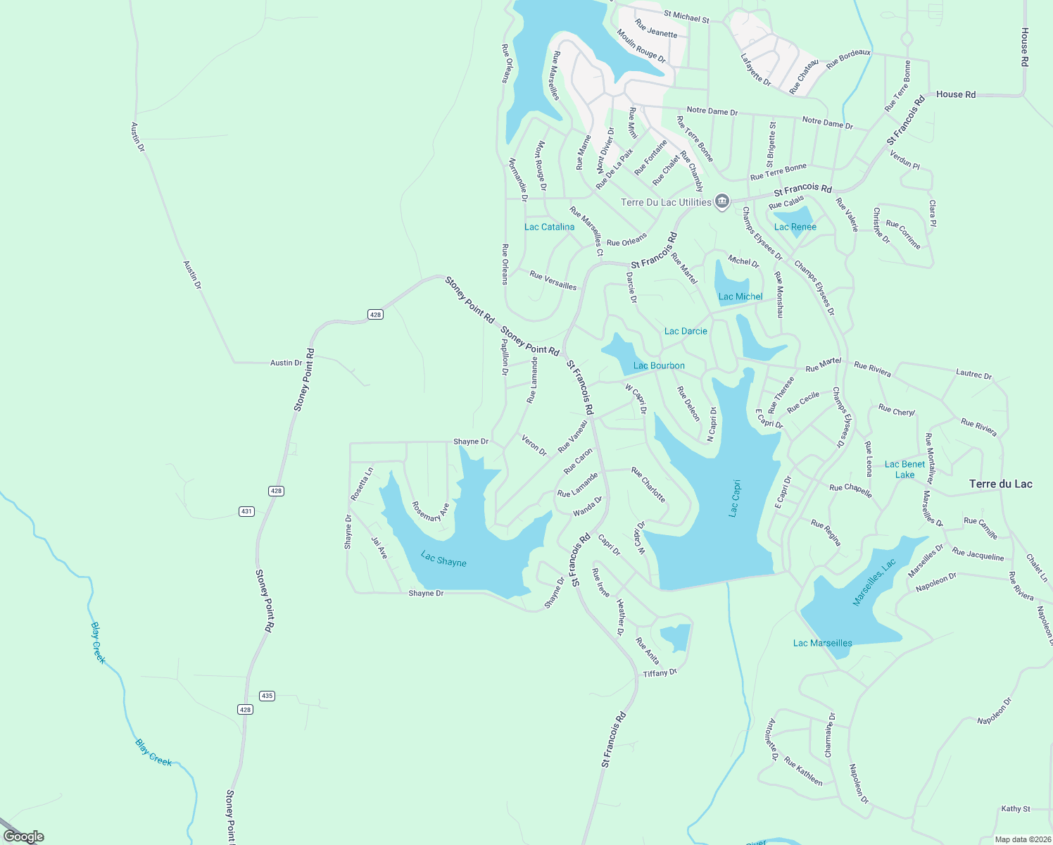 map of restaurants, bars, coffee shops, grocery stores, and more near 546 Rue Lamande in Bonne Terre