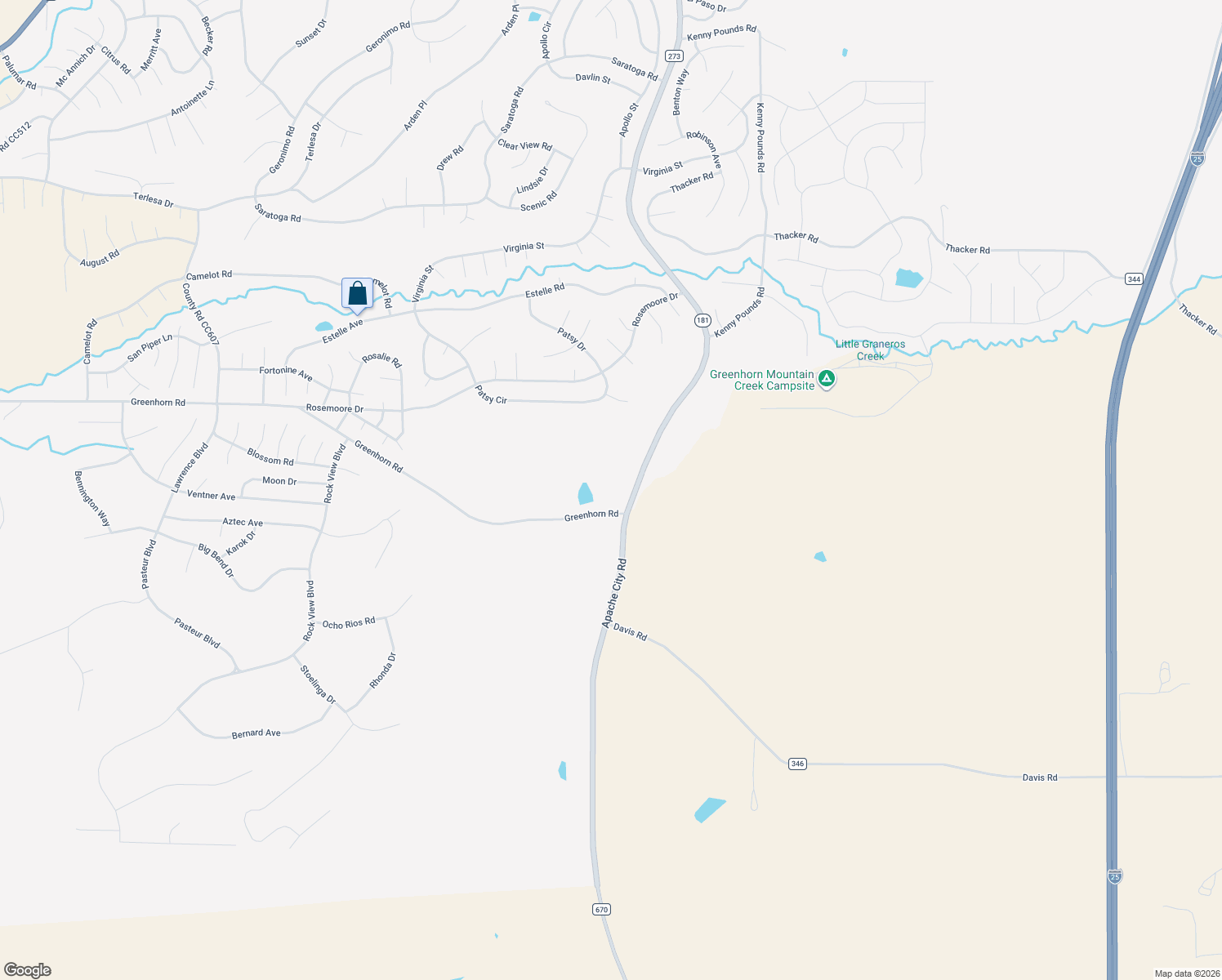 map of restaurants, bars, coffee shops, grocery stores, and more near 10511 Apache City Road in Rye