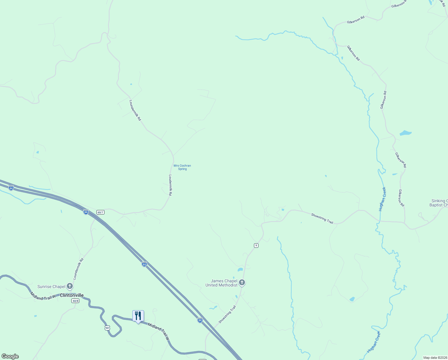 map of restaurants, bars, coffee shops, grocery stores, and more near in Sam Black