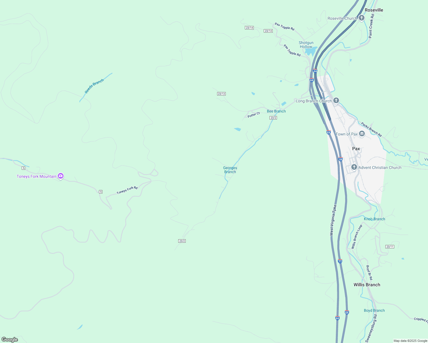 map of restaurants, bars, coffee shops, grocery stores, and more near 47-99 Kbw Drive in Mount Hope
