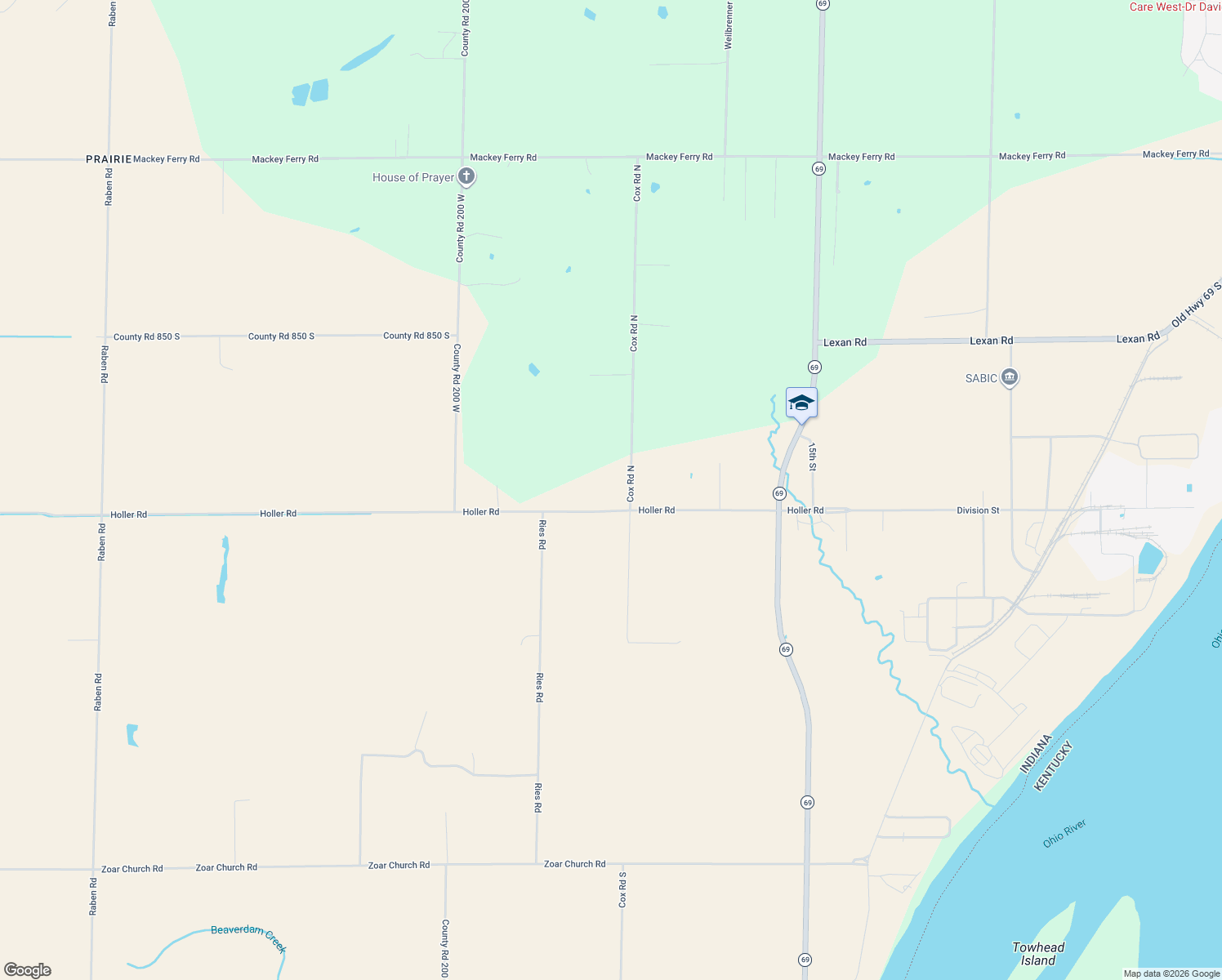 map of restaurants, bars, coffee shops, grocery stores, and more near 8991 Cox Road North in Mount Vernon