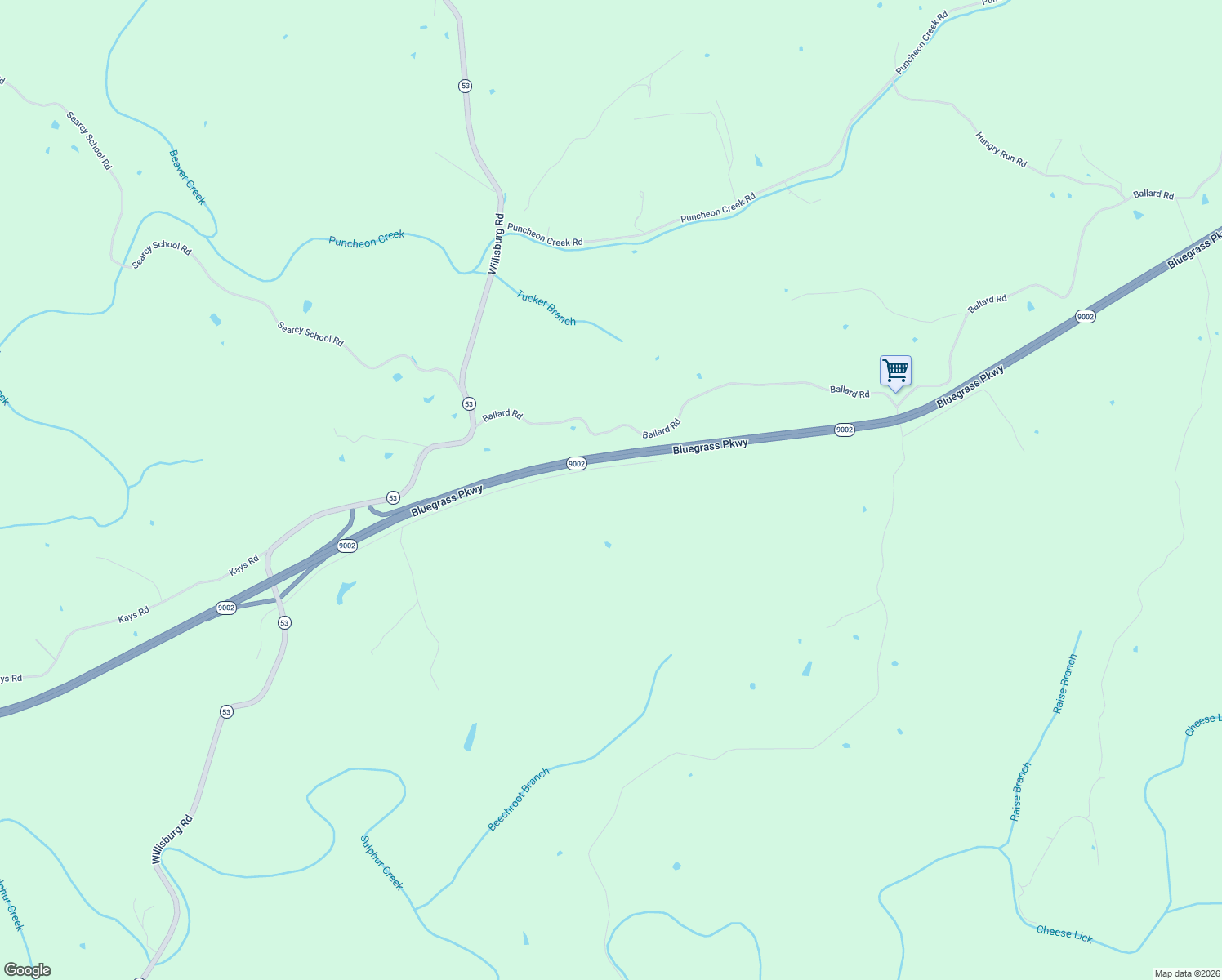 map of restaurants, bars, coffee shops, grocery stores, and more near in Ashbrook