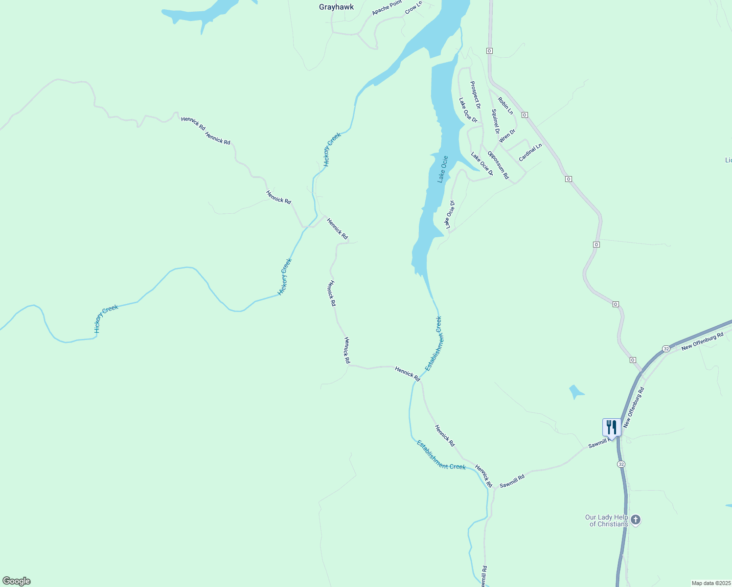 map of restaurants, bars, coffee shops, grocery stores, and more near 14888 Hennick Road in Ste. Genevieve