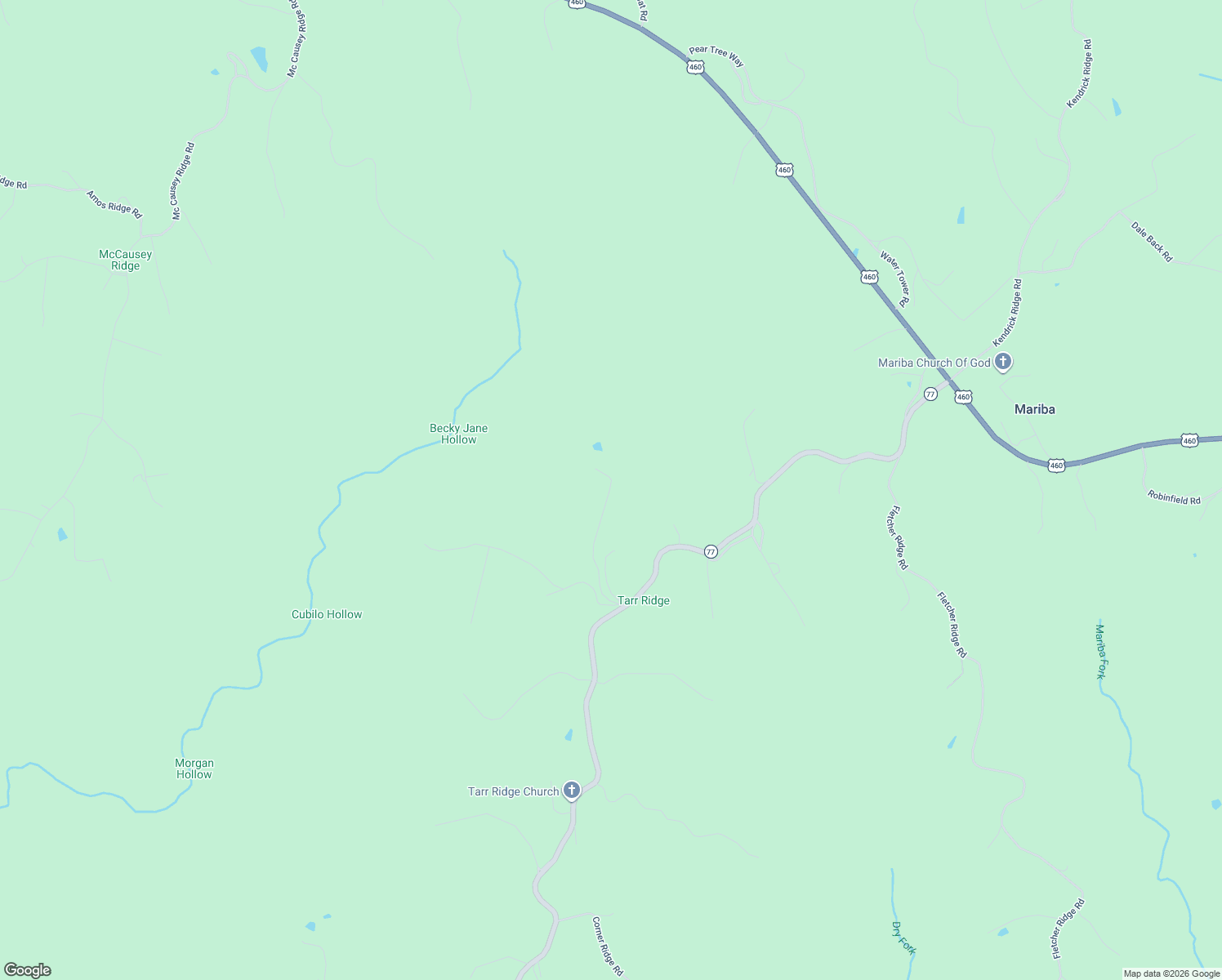 map of restaurants, bars, coffee shops, grocery stores, and more near 381 Cr-1127 in Frenchburg