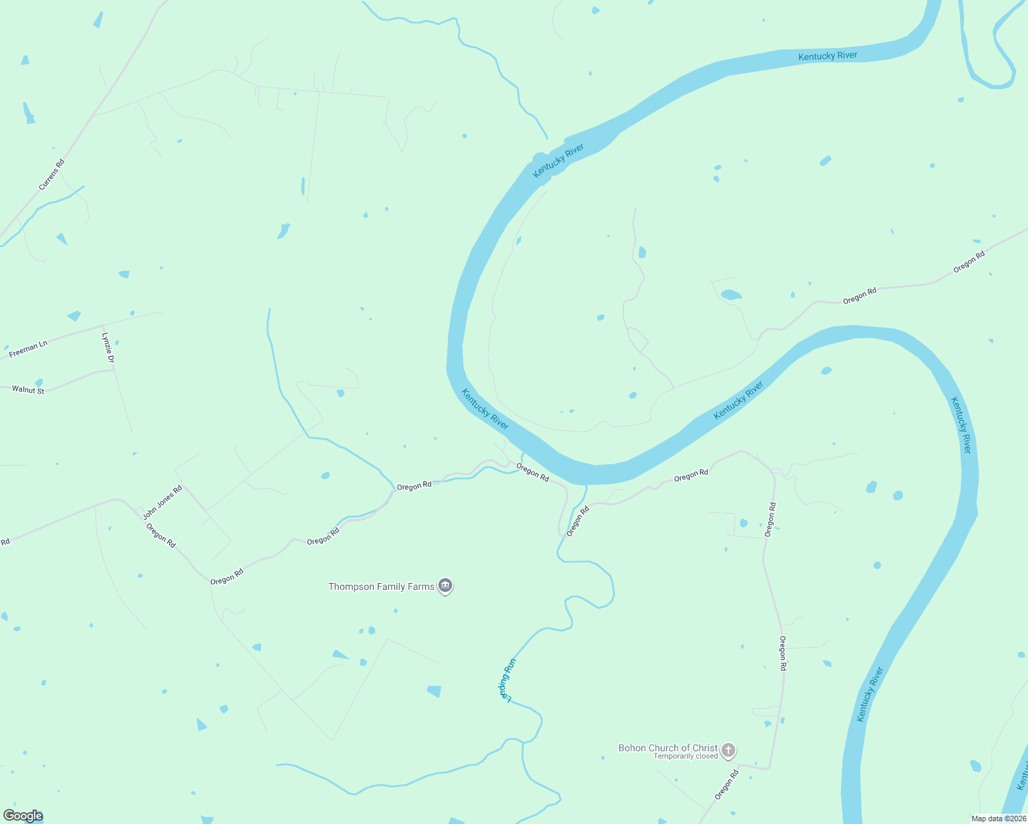 map of restaurants, bars, coffee shops, grocery stores, and more near 4235 Oregon Road in Versailles