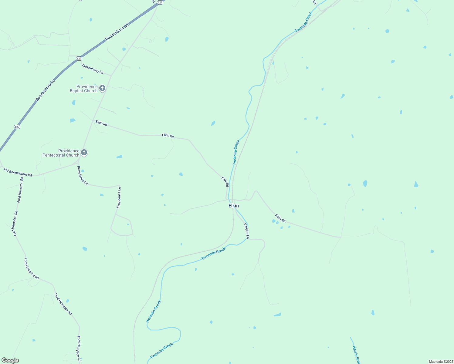 map of restaurants, bars, coffee shops, grocery stores, and more near Elkin Road in Winchester