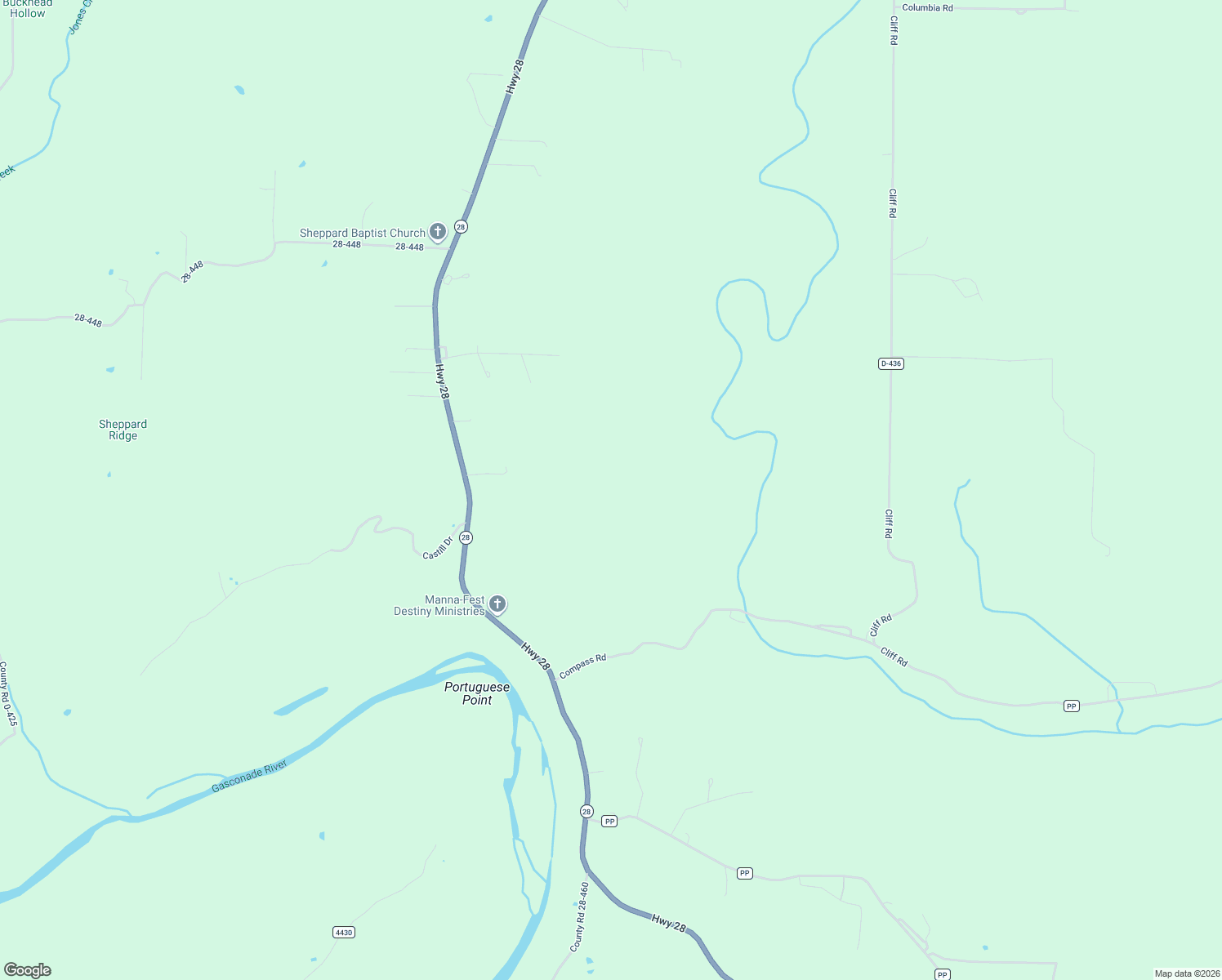 map of restaurants, bars, coffee shops, grocery stores, and more near in Saint Robert