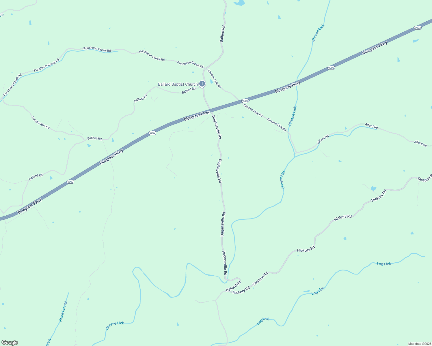 map of restaurants, bars, coffee shops, grocery stores, and more near 745 Dugansville Road in Salvisa
