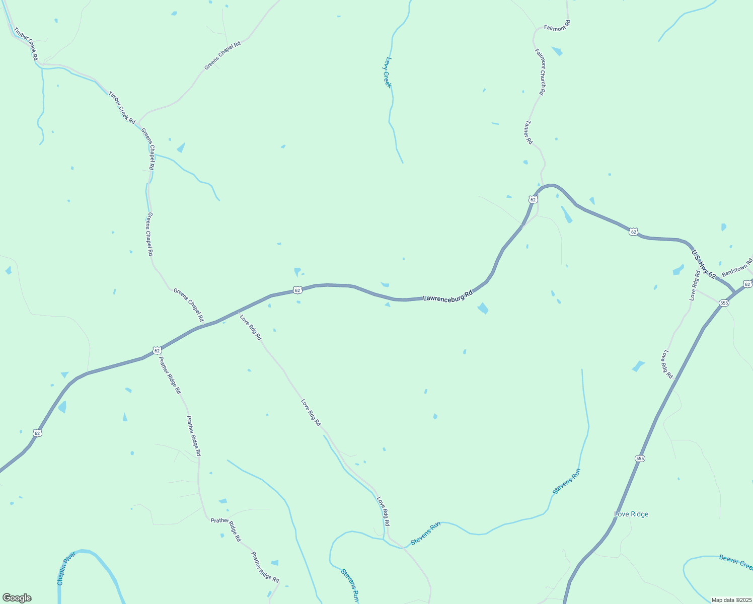 map of restaurants, bars, coffee shops, grocery stores, and more near 8901 Lawrenceburg Road in Chaplin