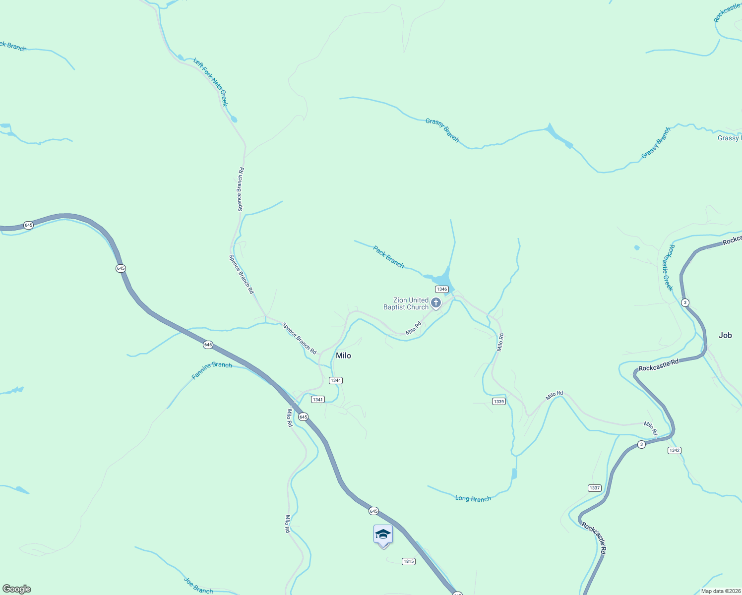 map of restaurants, bars, coffee shops, grocery stores, and more near 3629 Milo Road in Tomahawk