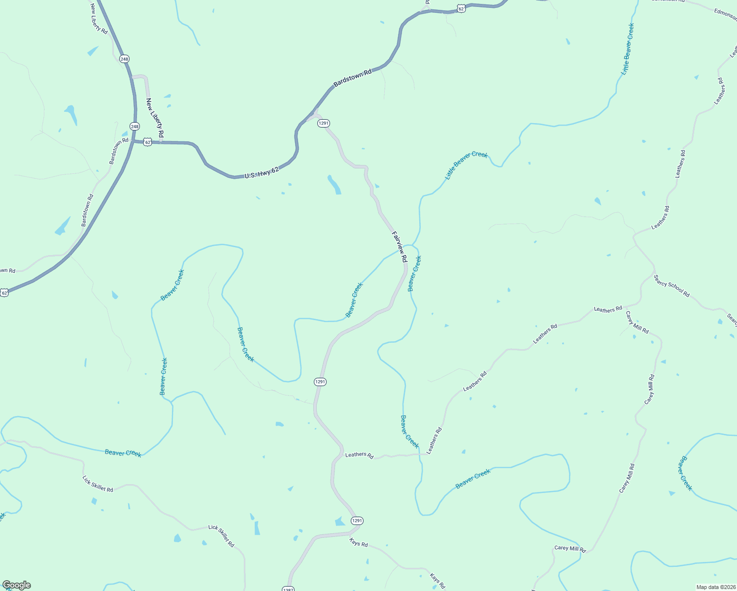 map of restaurants, bars, coffee shops, grocery stores, and more near 1188 Fairview Road in Lawrenceburg