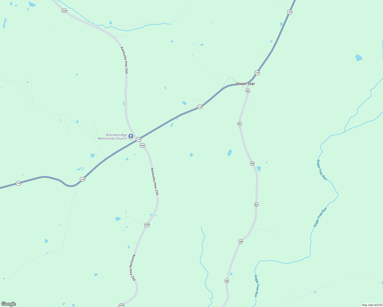 map of restaurants, bars, coffee shops, grocery stores, and more near in Union Star