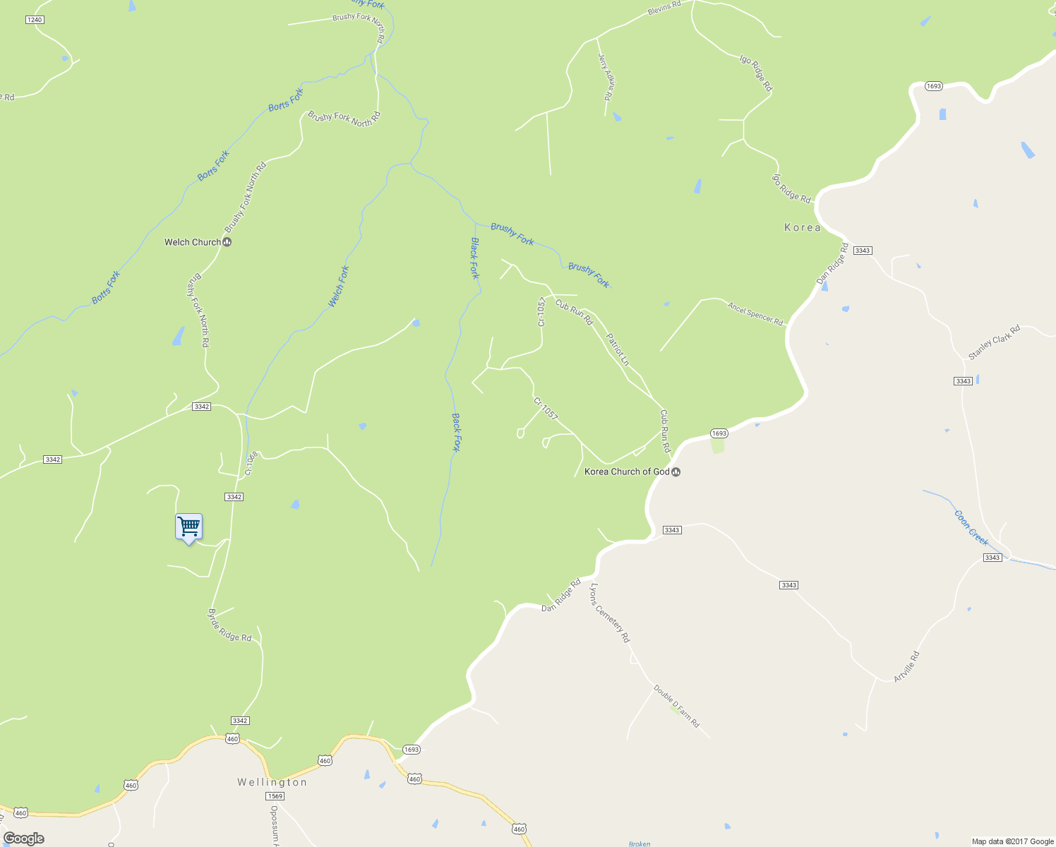 map of restaurants, bars, coffee shops, grocery stores, and more near Bobbie Jean Drive in Wellington