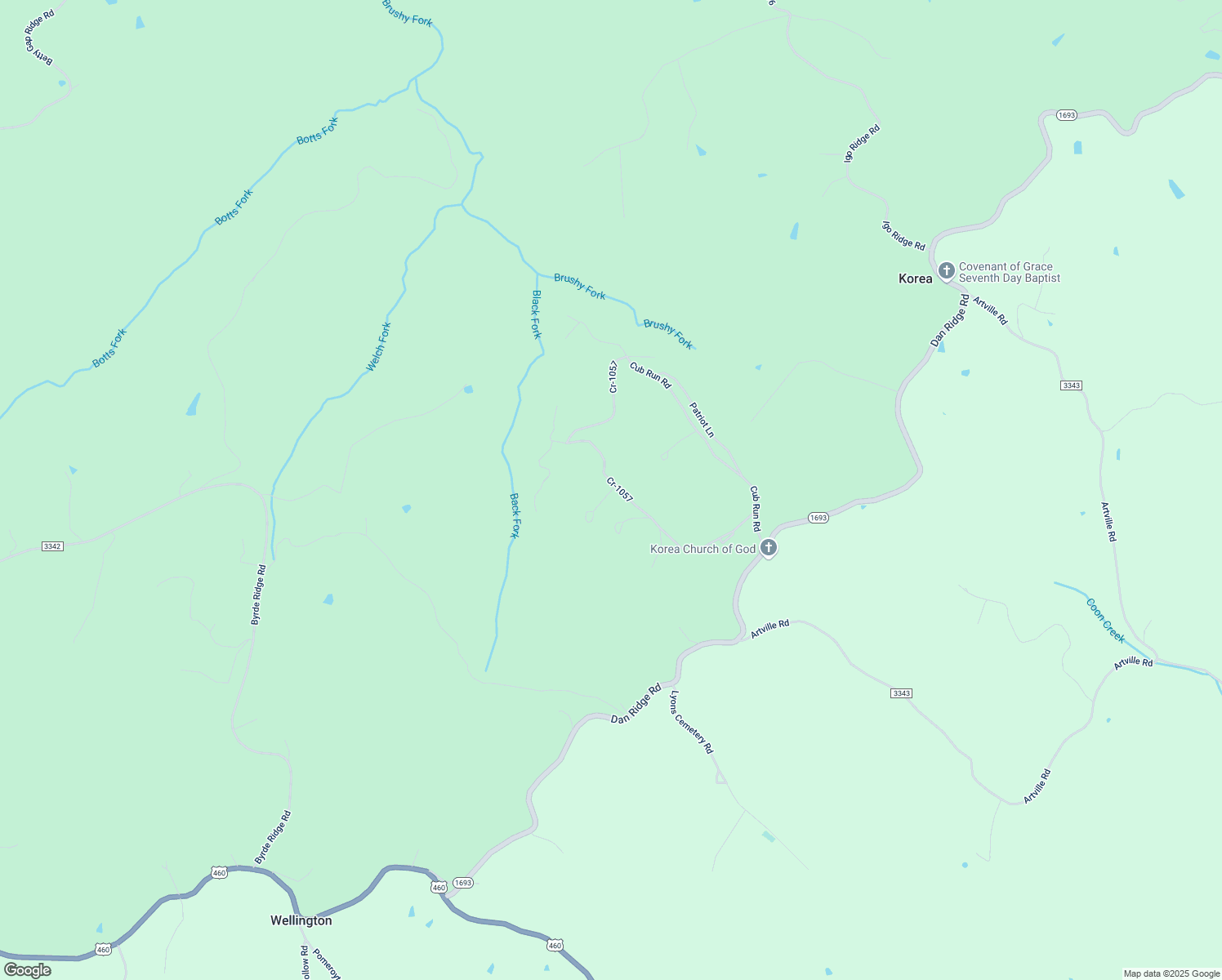map of restaurants, bars, coffee shops, grocery stores, and more near Bobbie Jean Drive in Wellington