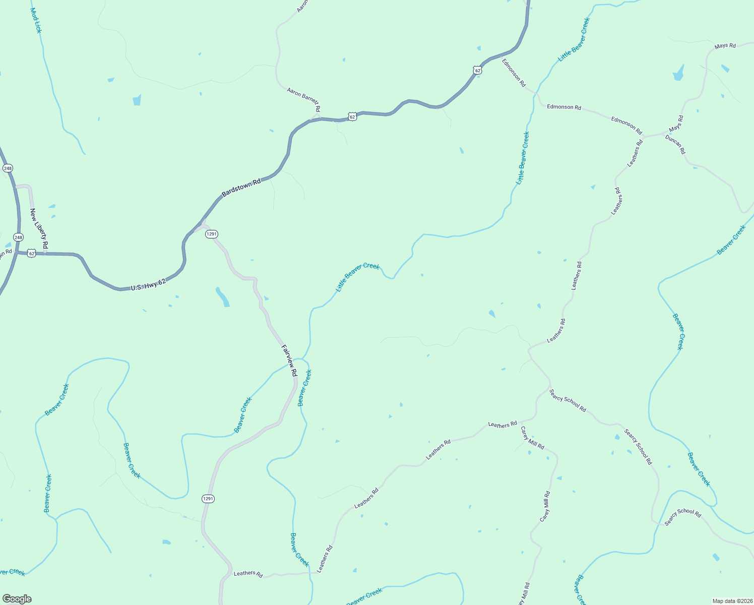 map of restaurants, bars, coffee shops, grocery stores, and more near 1248 Drury Road in Lawrenceburg