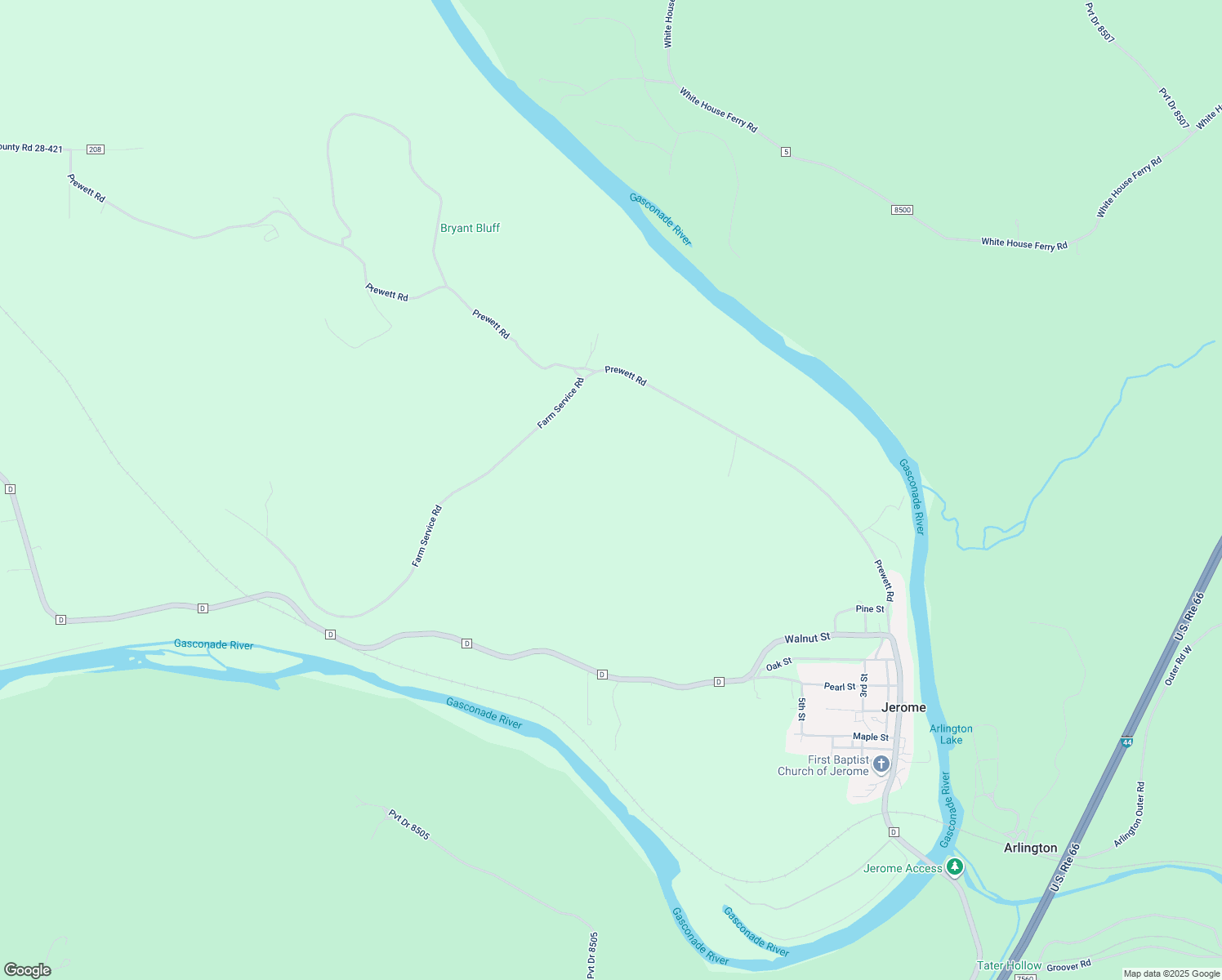 map of restaurants, bars, coffee shops, grocery stores, and more near in Jerome