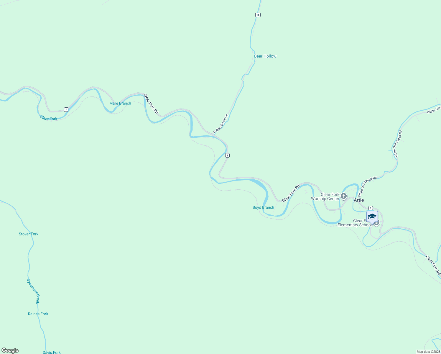 map of restaurants, bars, coffee shops, grocery stores, and more near 5701 Clear Fork Road in Dorothy