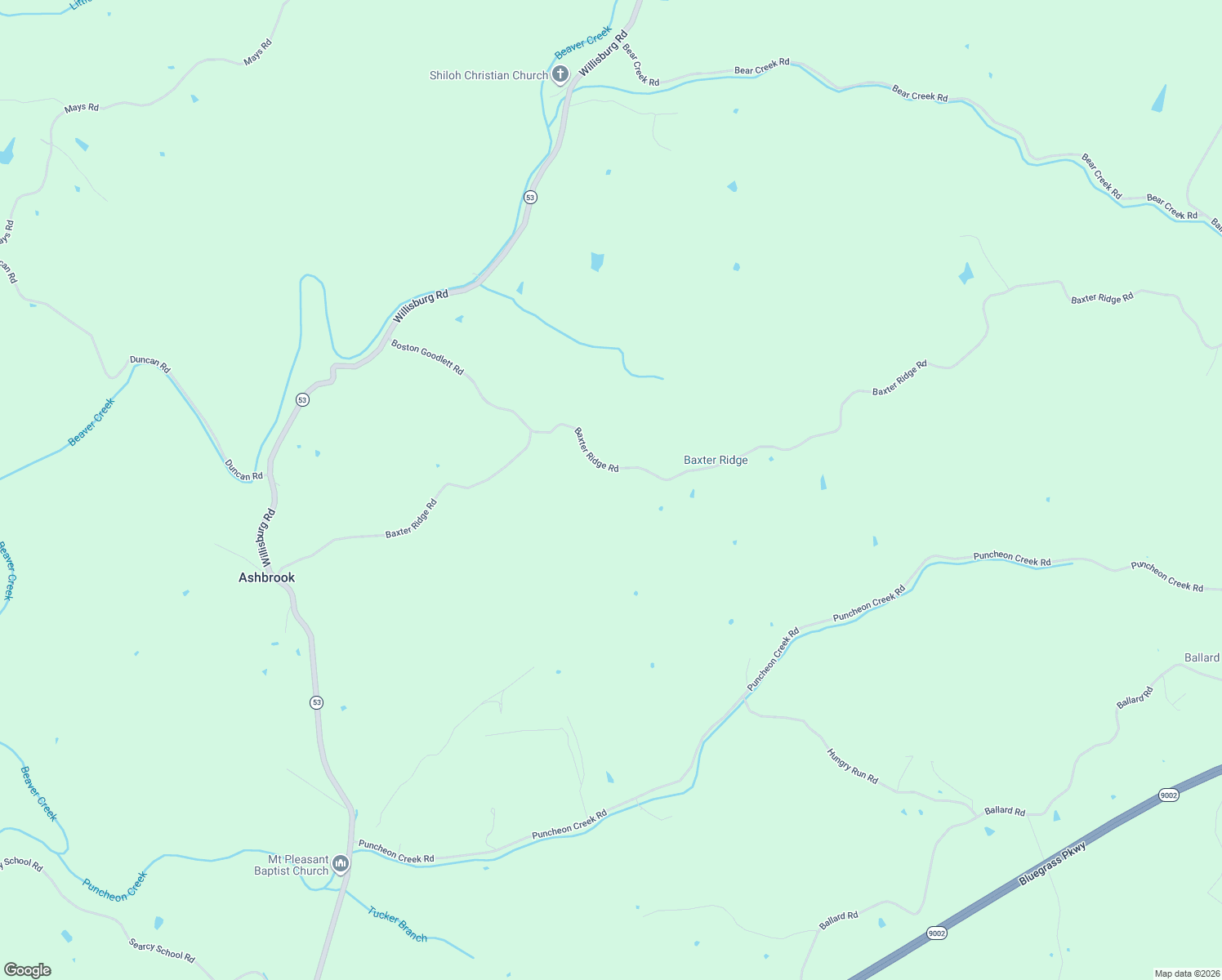 map of restaurants, bars, coffee shops, grocery stores, and more near 1447 Baxter Ridge Road in Lawrenceburg