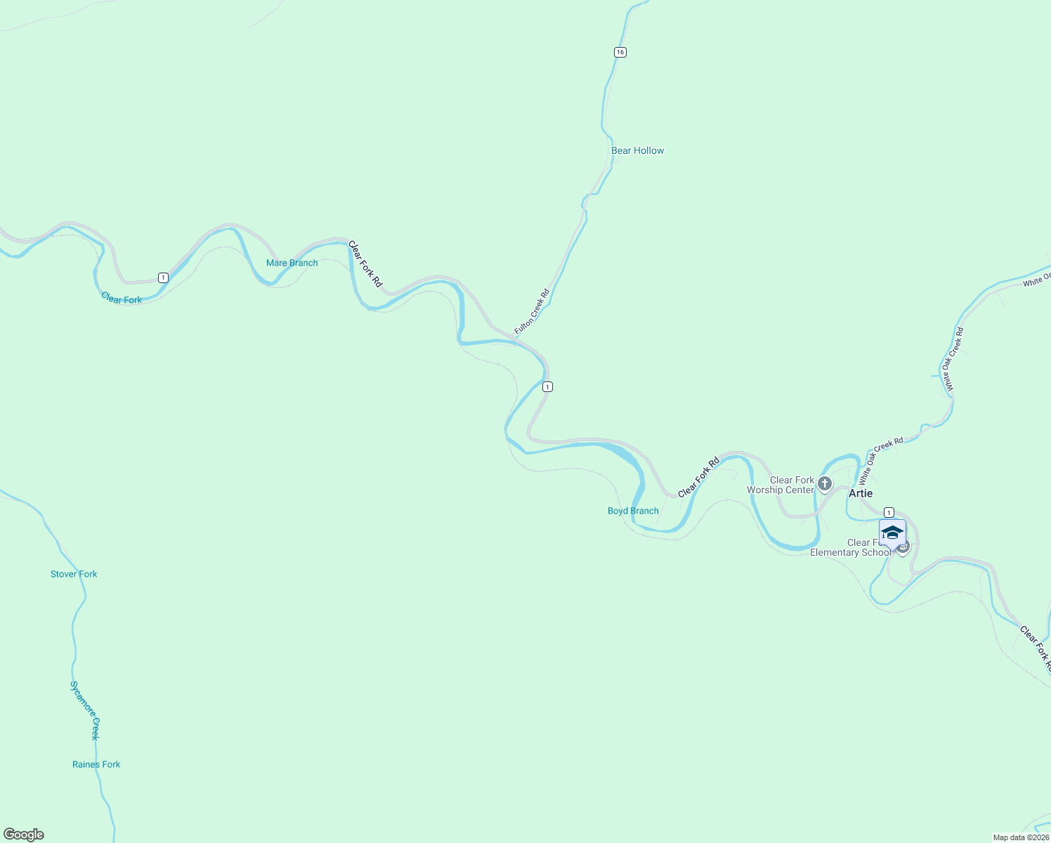 map of restaurants, bars, coffee shops, grocery stores, and more near 5701 Clear Fork Road in Dorothy