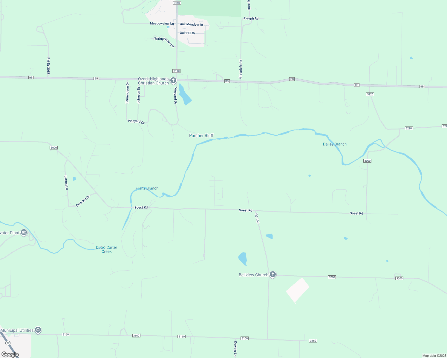 map of restaurants, bars, coffee shops, grocery stores, and more near 12355 Weatherby Drive in Rolla
