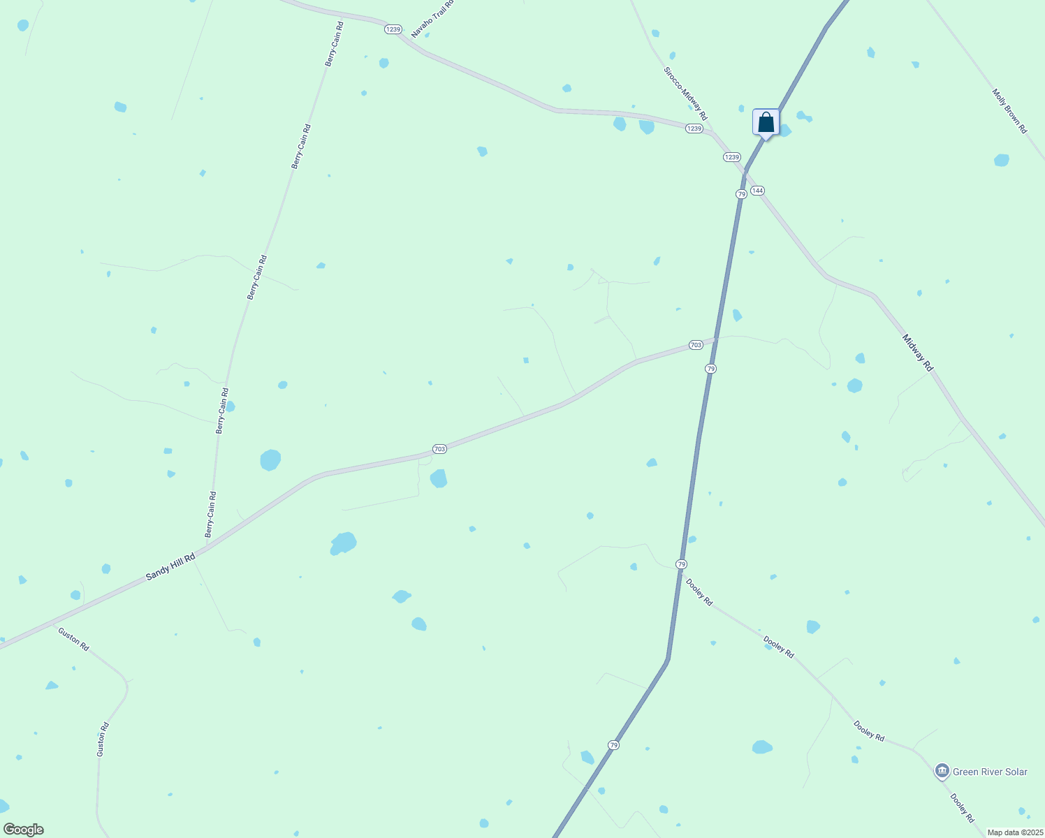 map of restaurants, bars, coffee shops, grocery stores, and more near 1682 Sandy Hill Road in Guston