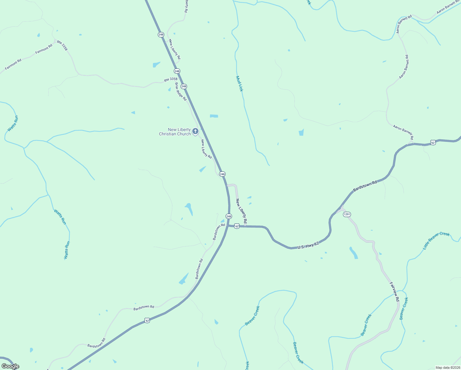 map of restaurants, bars, coffee shops, grocery stores, and more near 1070 New Liberty Road in Lawrenceburg