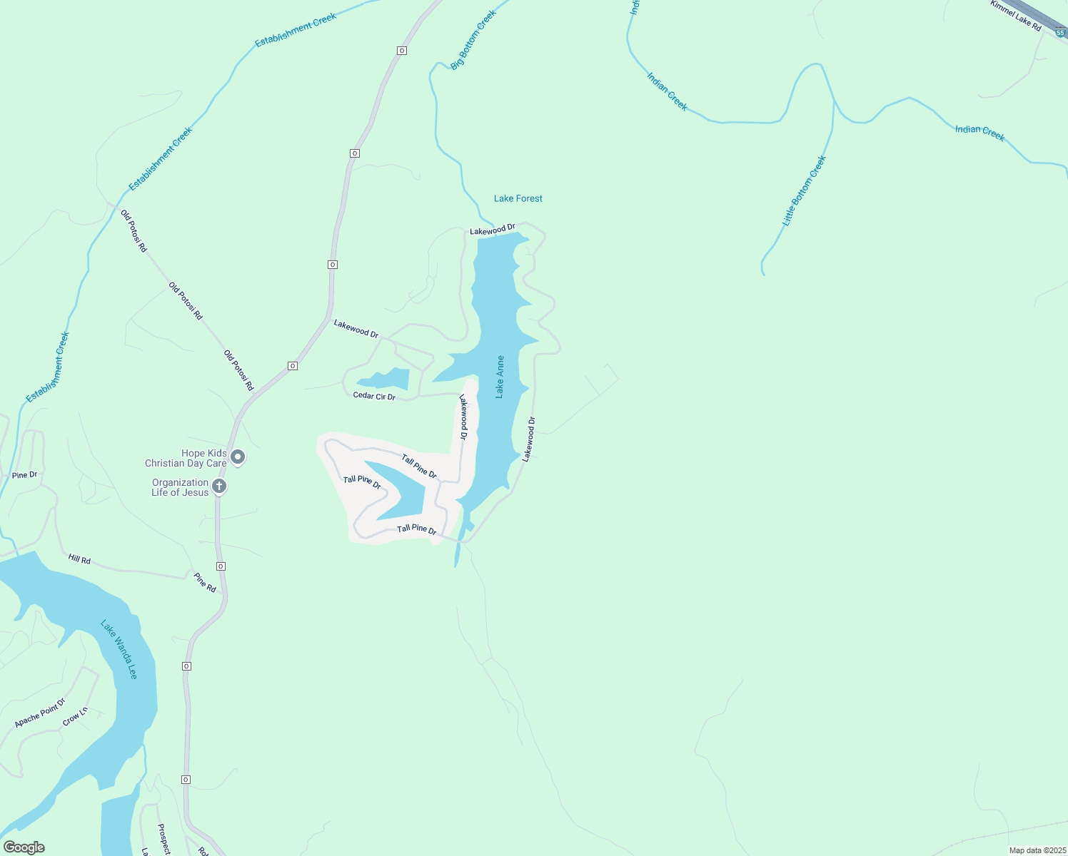 map of restaurants, bars, coffee shops, grocery stores, and more near 13499 Lakewood Drive in Ste. Genevieve