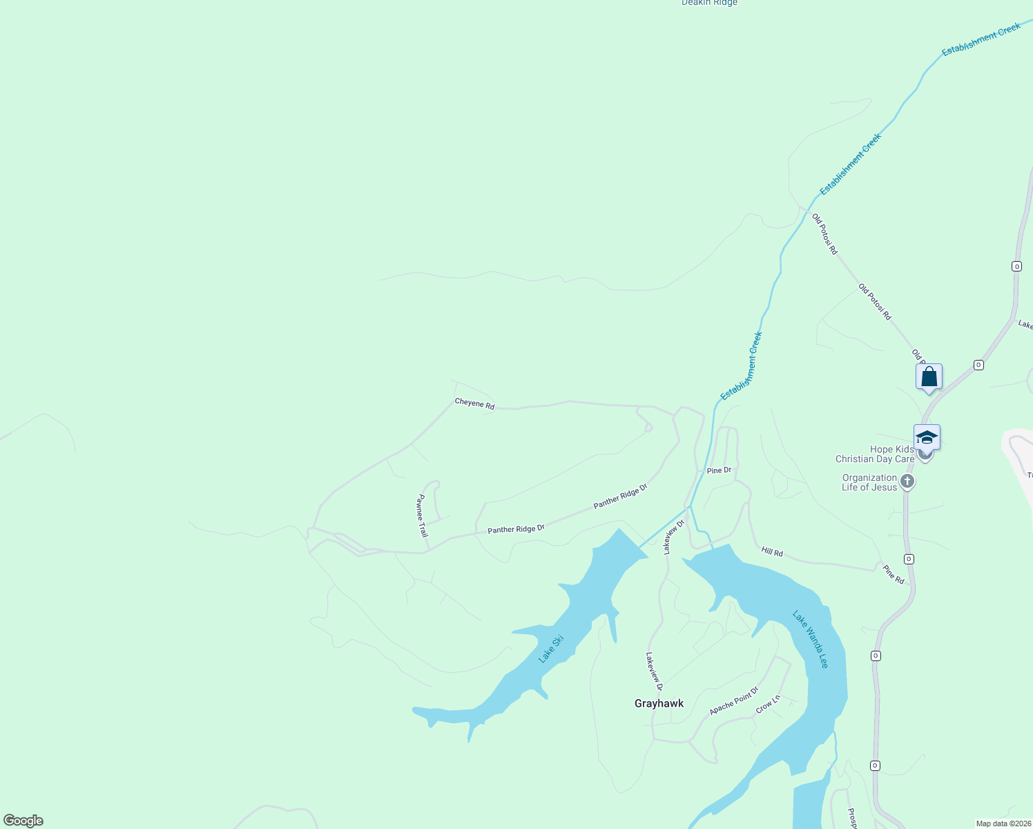 map of restaurants, bars, coffee shops, grocery stores, and more near 11504 Cheyene Road in Ste. Genevieve