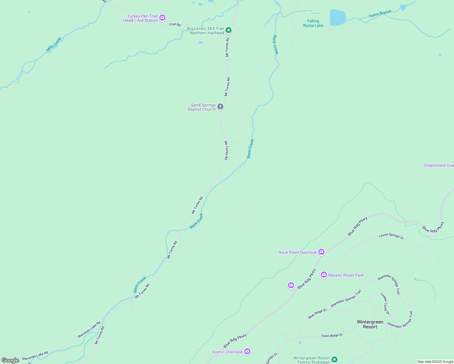 map of restaurants, bars, coffee shops, grocery stores, and more near 2890 Mount Torrey Road in Lyndhurst