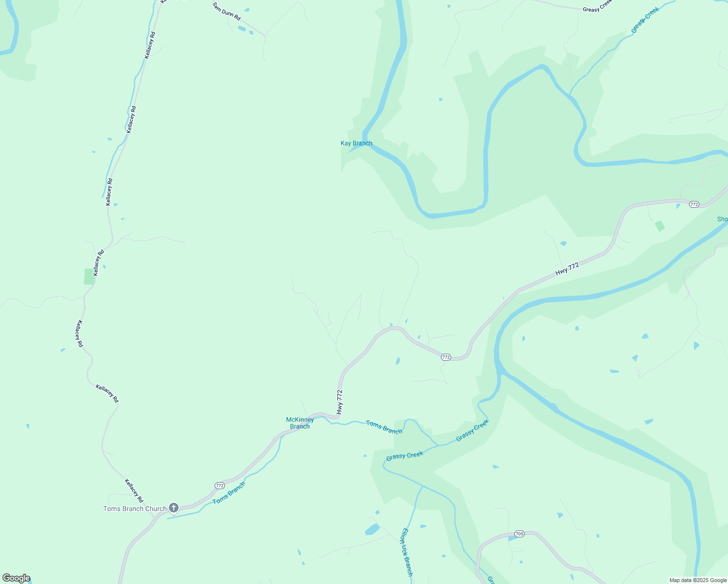 map of restaurants, bars, coffee shops, grocery stores, and more near 417 Carpenter Bridge in West Liberty