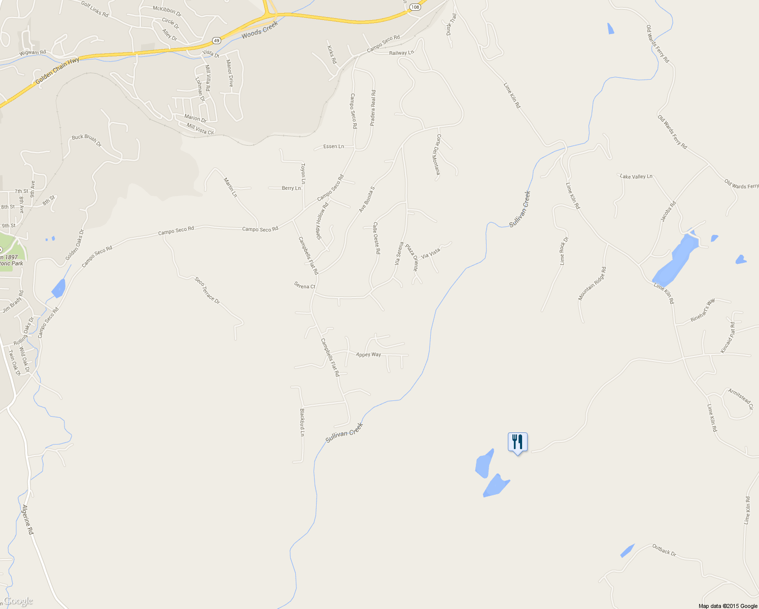 map of restaurants, bars, coffee shops, grocery stores, and more near 17811 Plaza Del Sur in Sonora