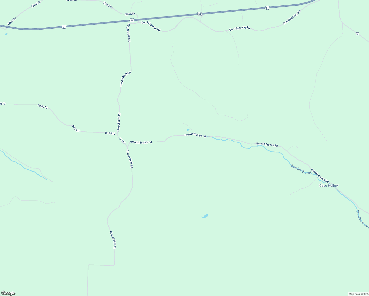 map of restaurants, bars, coffee shops, grocery stores, and more near 580 Broads Branch Road in Macks Creek