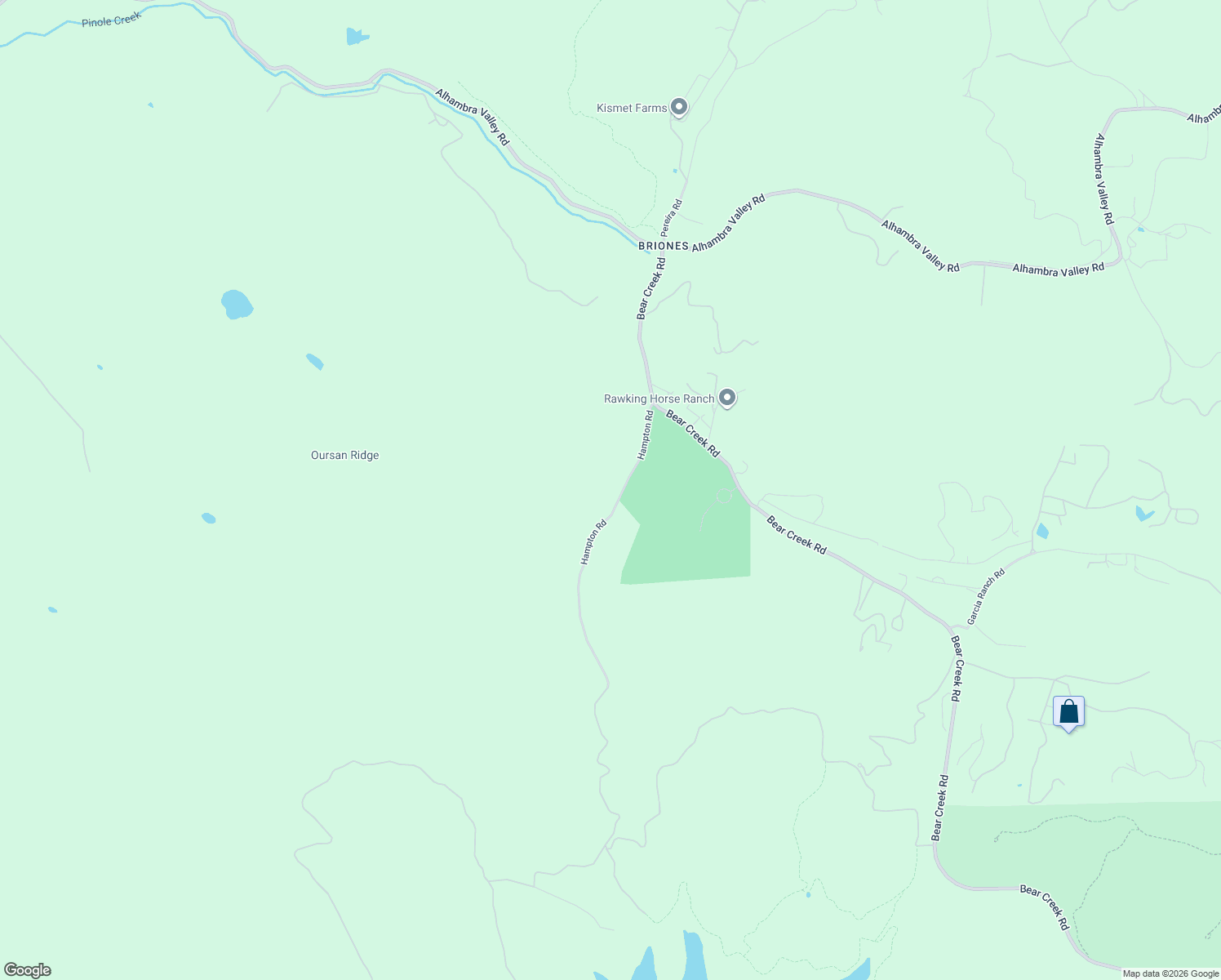 map of restaurants, bars, coffee shops, grocery stores, and more near 60 Hampton Road in Martinez