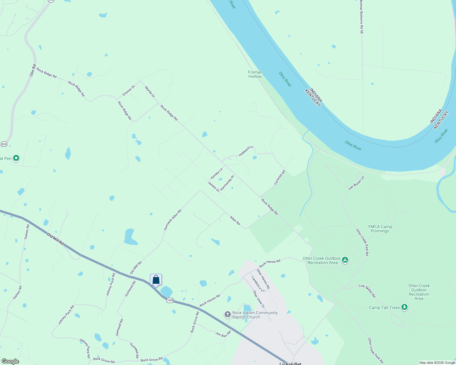 map of restaurants, bars, coffee shops, grocery stores, and more near 164 Karmandy Place in Brandenburg