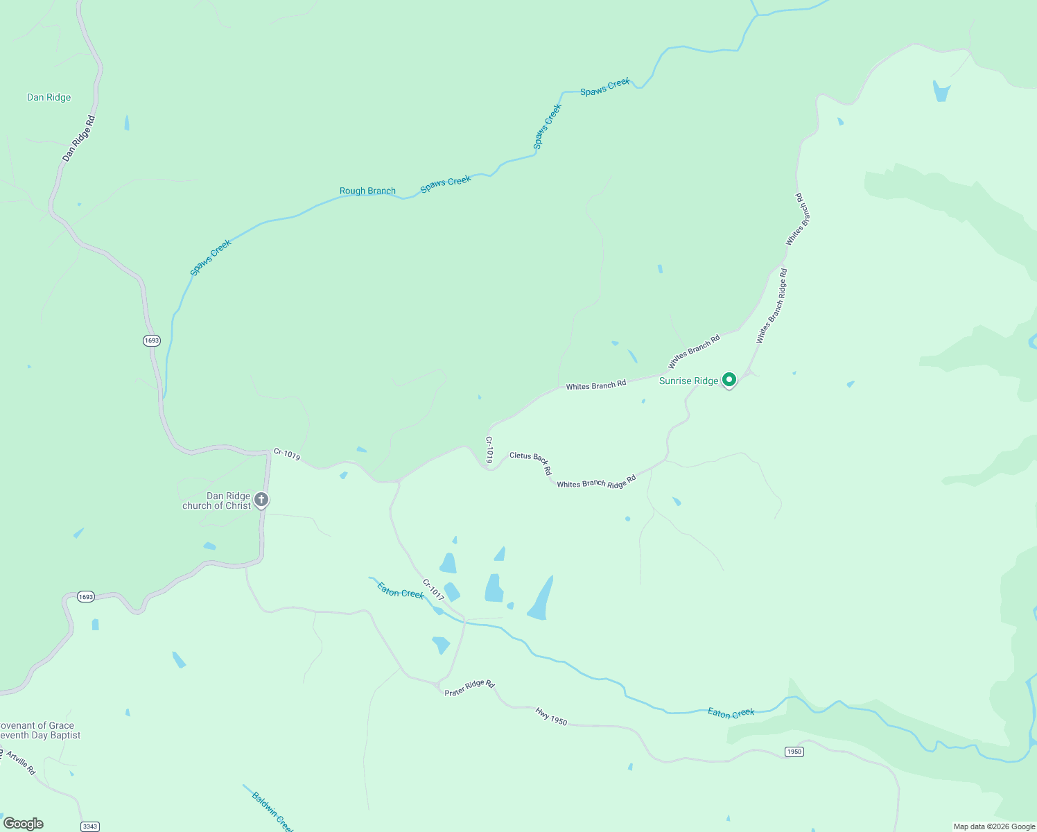 map of restaurants, bars, coffee shops, grocery stores, and more near Cr-1019 in Wellington