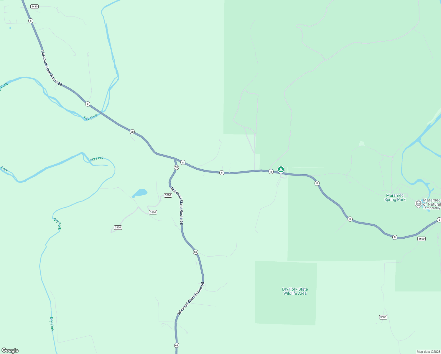 map of restaurants, bars, coffee shops, grocery stores, and more near 19987 Missouri 8 in Saint James