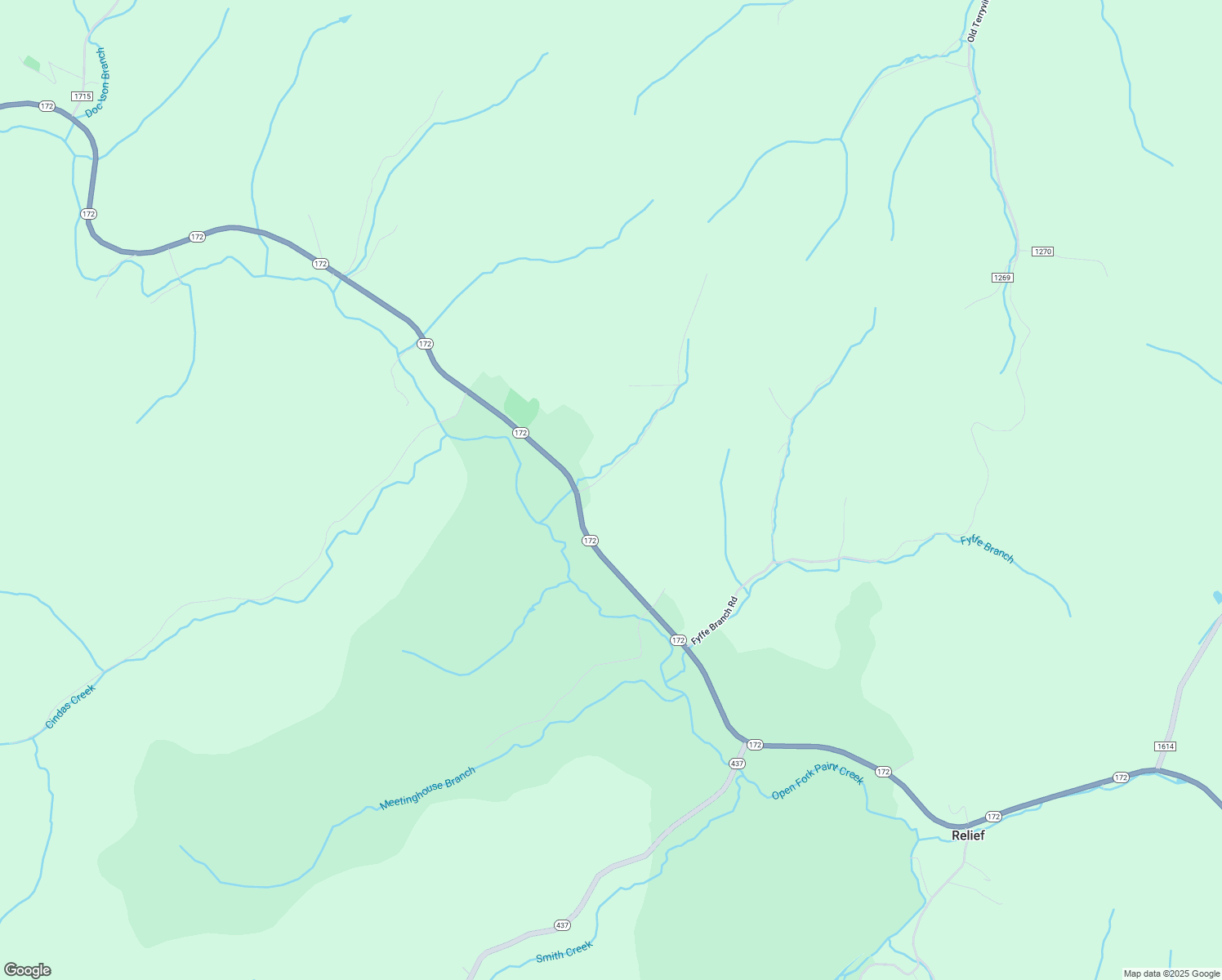 map of restaurants, bars, coffee shops, grocery stores, and more near 19551 Cane Creek Road in West Liberty