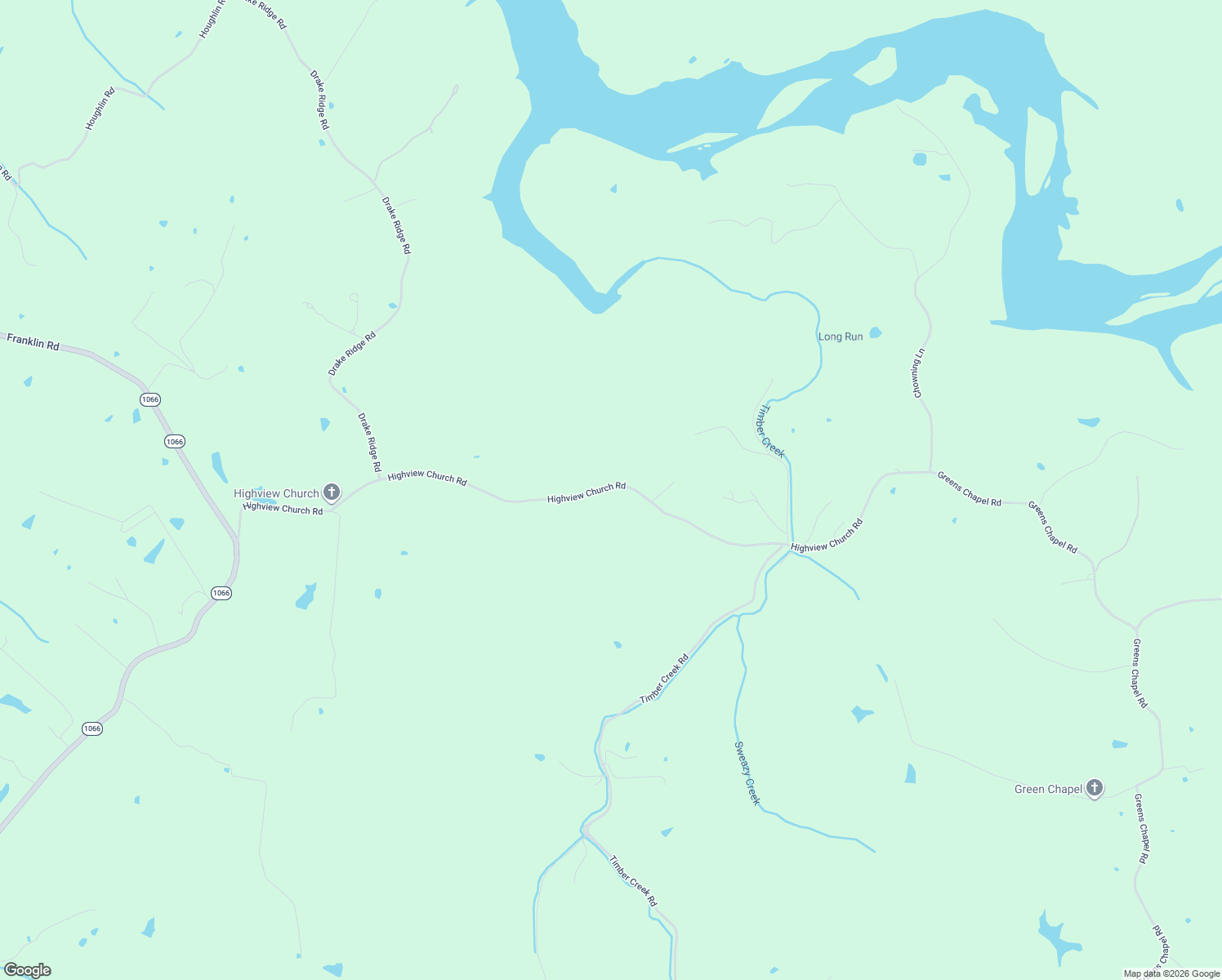 map of restaurants, bars, coffee shops, grocery stores, and more near 1244 Highview Church Road in Bloomfield