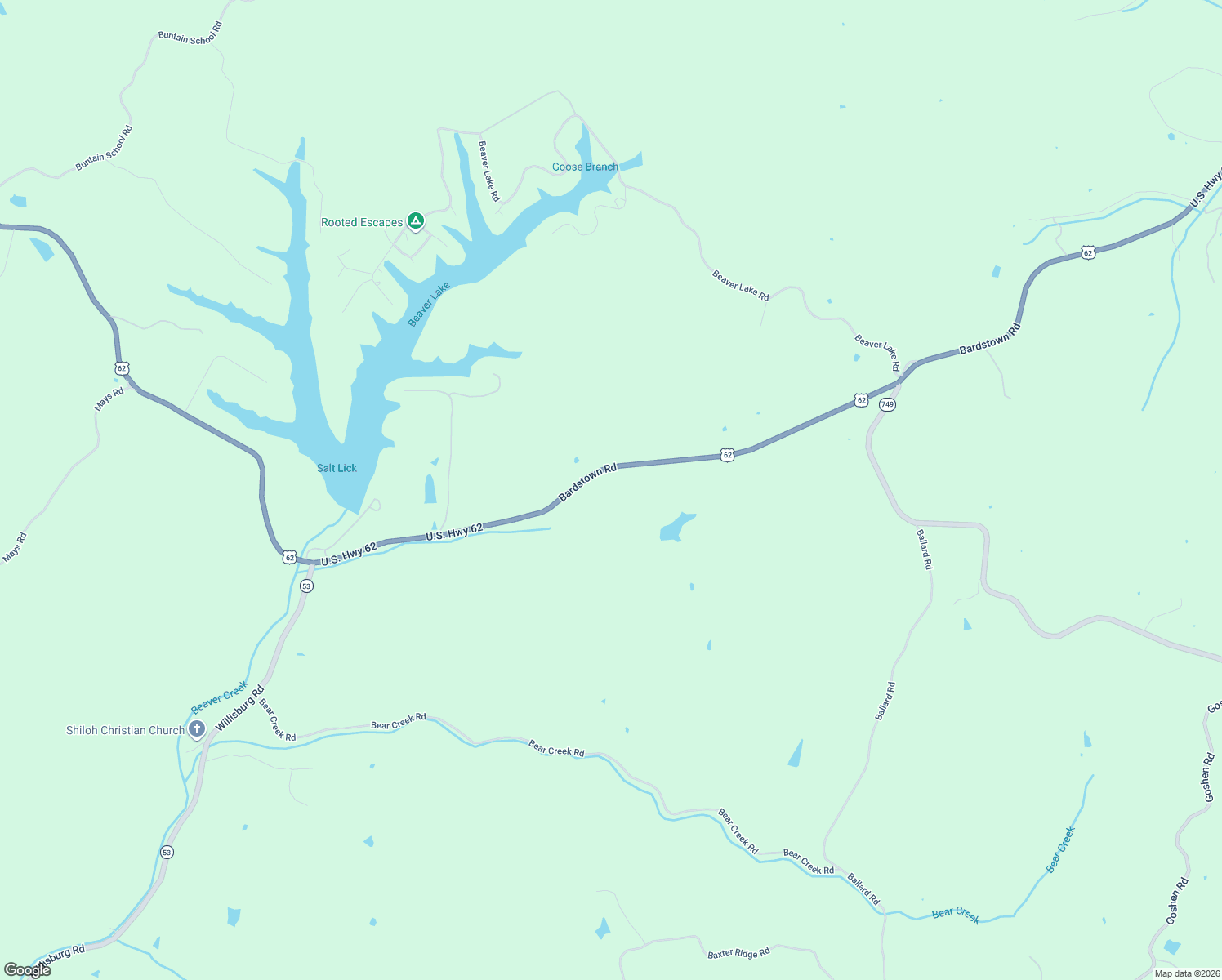 map of restaurants, bars, coffee shops, grocery stores, and more near 2823-2899 Bardstown Road in Lawrenceburg