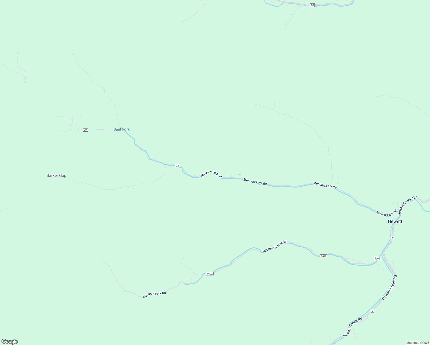 map of restaurants, bars, coffee shops, grocery stores, and more near Meadow Fork Road in Boone County
