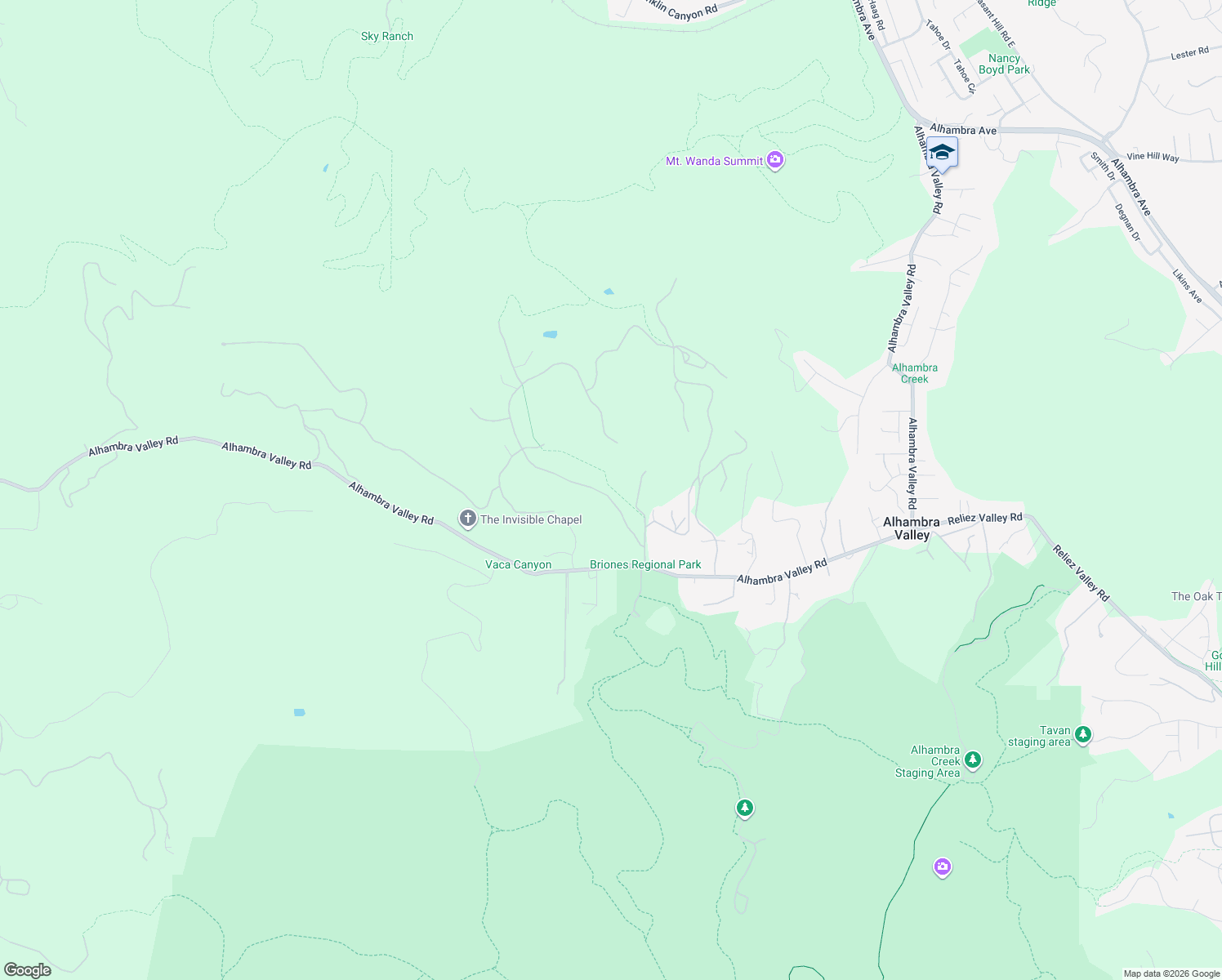map of restaurants, bars, coffee shops, grocery stores, and more near Mackie Drive in Martinez