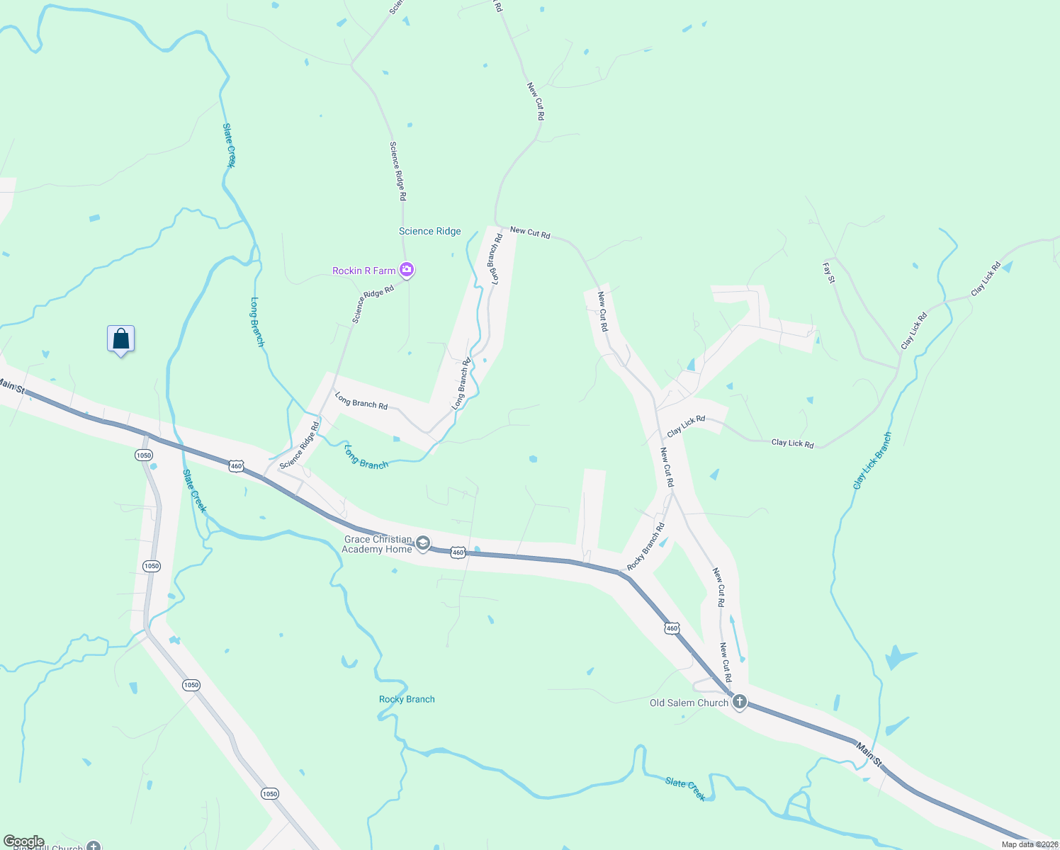 map of restaurants, bars, coffee shops, grocery stores, and more near 101 Williams Lane in Jeffersonville